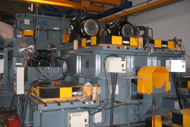 Rail power motor test bench design, rail industry engine test stand manufacturer 